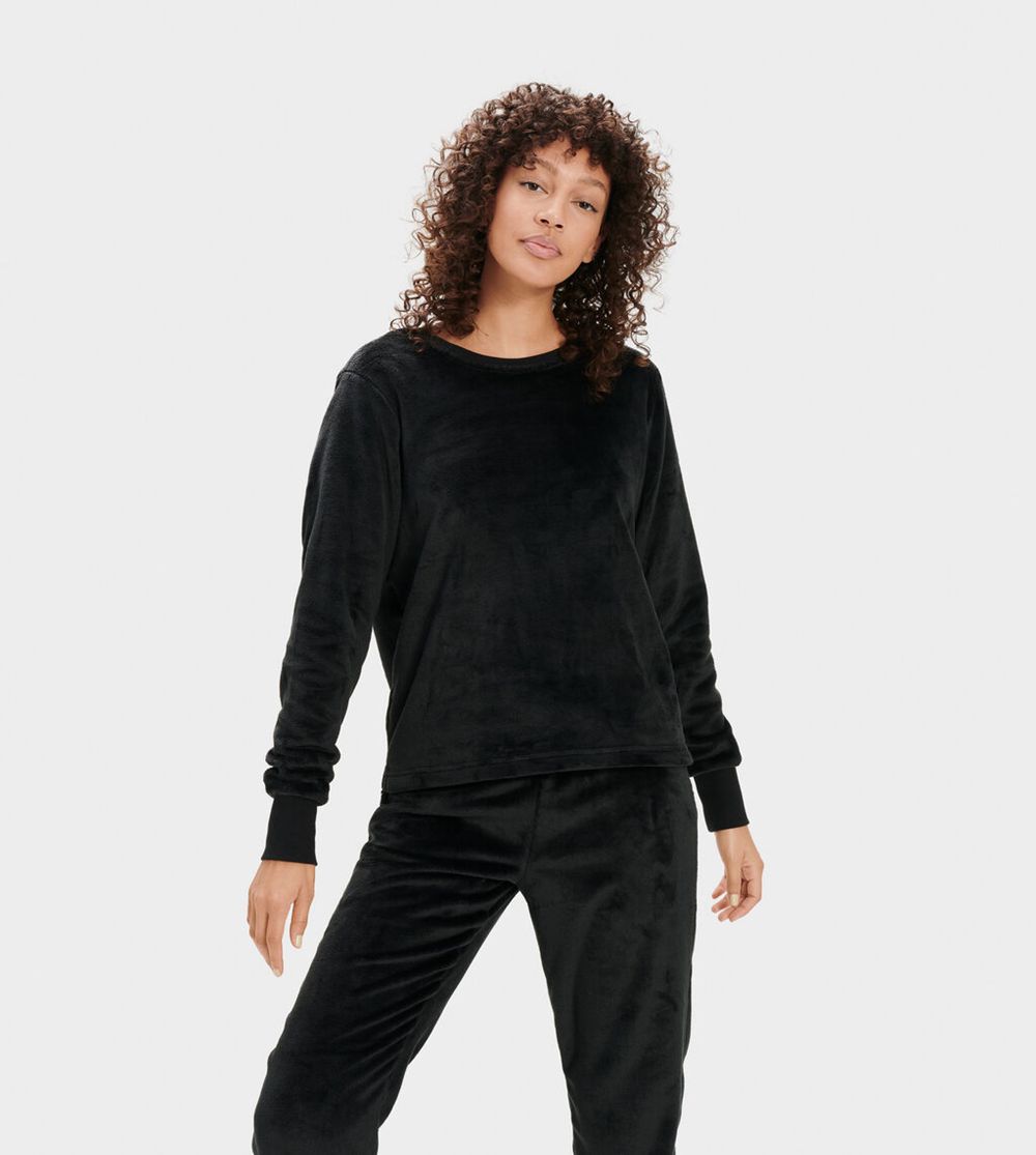 Ugg Redah - Womens Pullover - Black - NZ (3761DAYPQ)